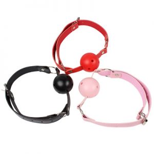 Ball Gag Red Pink Black