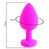 Heart-Shaped Base Silicone Butt Plug - Small