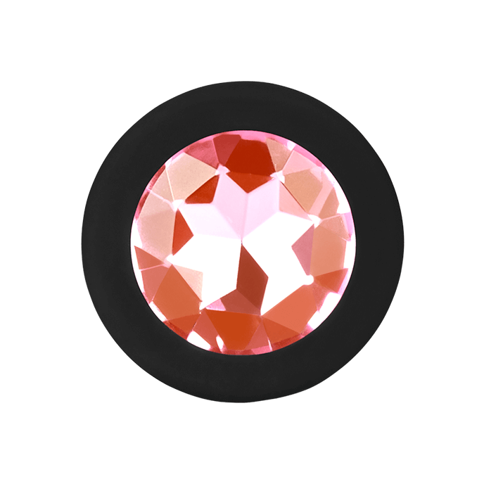 Butt Plug Silicone Medium Jewelled Butt Plug Silicone Medium