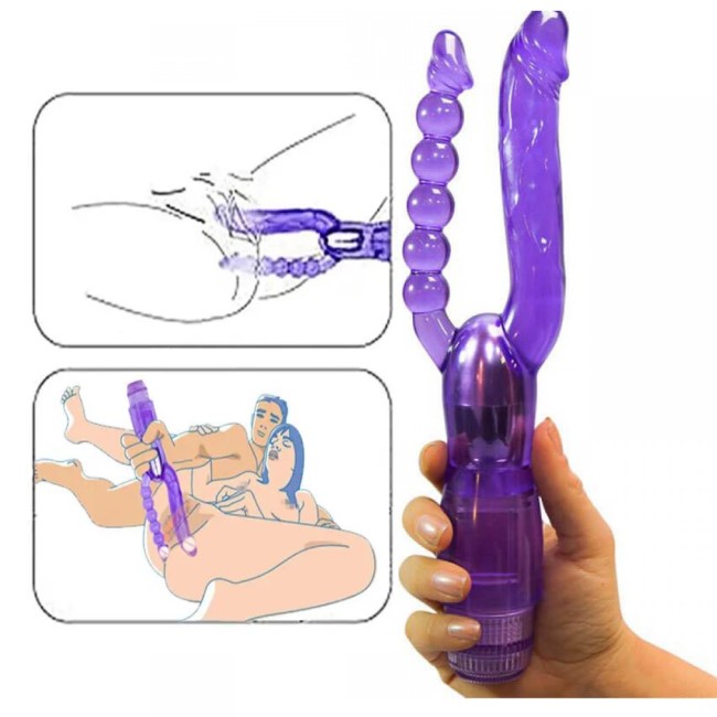 Dual-Penetrator Anal Probe Vibrator-5