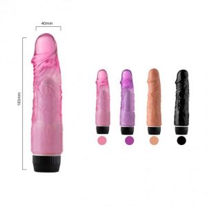 8-Inch Realistic Jelly Vibrator