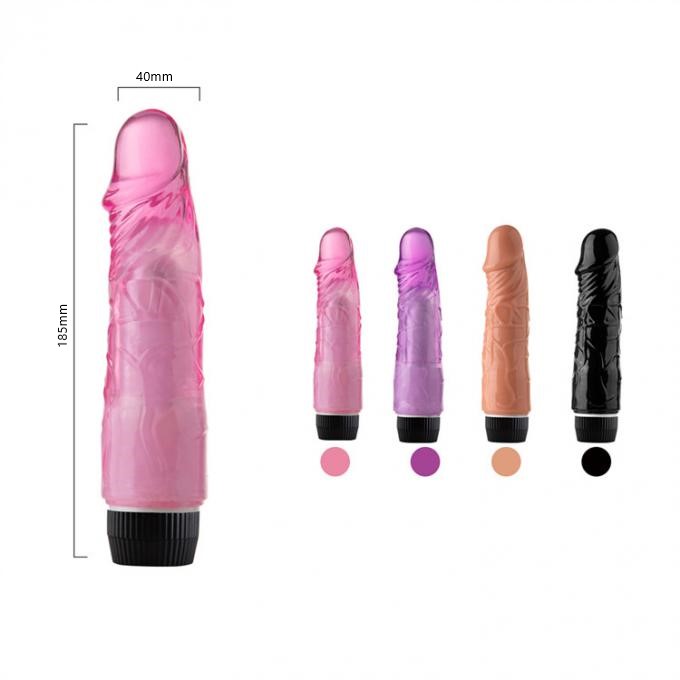 penis enlargement south africa 8-Inch Realistic Jelly Vibrator
