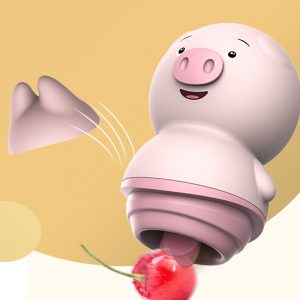 The Cute Piggy Licking Vibrator