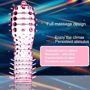 Reusable Textured Penis Sleeve