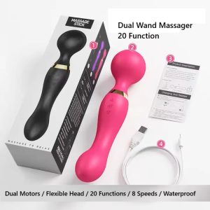 Dual Motor Wand Massager
