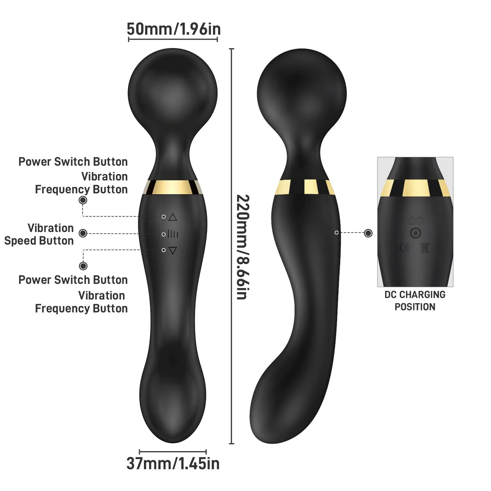 Dual Motor Wand Massager-6